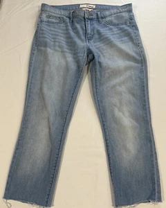 Dittos Low Rise Cropped Legging Jeans Sz 29 Stretch Light Wash - Picture 1 of 10