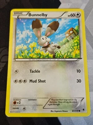 Bunnelby 87/119 Common 2014 Pokemon TCG - Image 1 of 2