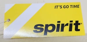 Spirit Air Line ..Bag Tag ( new ) Yellow.. It's Go Time .. Spirit - Picture 1 of 1