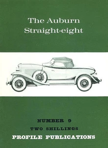 AUTOMOBILE PROFILE 9 AUBURN STRAIGHT-EIGHT PHOTOS HISTORY DEVELOPMENT TECHNICAL - Foto 1 di 3