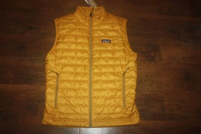 Nuevo con Etiqueta Patagonia Hombre Nano Puff Chaleco Trigo Sarraceno Dorado ENVÍO GRATIS RÁPIDO EE. UU. Foto 1 de 4