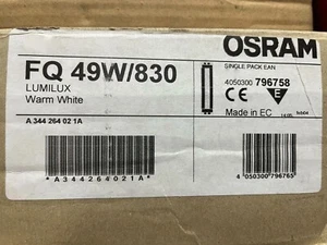 1X OSRAM Fluorescent Lamp Tube T5 Lumilux 49W 830 Warm White G5 1449Mm - Picture 1 of 1