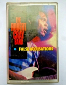THE ROBERT CRAY BAND  - FALSE ACCUSATIONS -  CASSETTE  - Picture 1 of 4