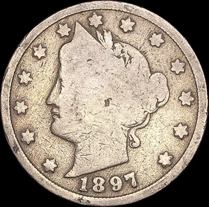 1912 5C Liberty Head "V" Nickel Uncertified Circulated - Picture 1 of 2