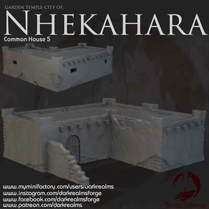 Nhekahara Common House 5 - Nhekahara - Dark Realms Terrain Wargaming D&D DnD - Imagen 1 de 1