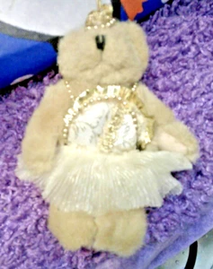 6 " ADORABLE TEDDY BEAR BALLERINA ORNAMENT - Picture 1 of 2