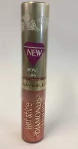 Maybelline Wet Shine Diamantes Líquido Color de Labios Brillo Labial BRONCE AMANECER Sellado. - Imagen 1 de 4
