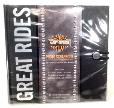 2003 Harley Davidson Great Rides照片剪贴簿52 4x6照片袖26页 — 第 1/4 张图片