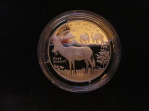 10000 Shillings Somalia, Fauna of Africa, 1998, Silber, PP, Original - Bild 1 von 2