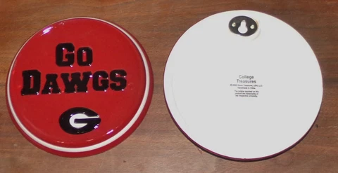 UNIVERSITY OF GEORGIA BULLDOGS  MINI CERAMIC PLAQUE Cover