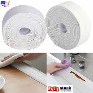 Nastro sigillante impermeabile autoadesivo bagno PVC lavello calafataggio striscia angolo cucina - Foto 1 di 11