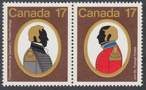 Canada - #820a Canadian Colonels Se-Tenant Pair - MNH - Picture 1 of 1