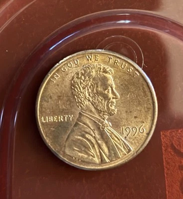1996 penny  No mint mark  (Close AM) - Image 1 of 2