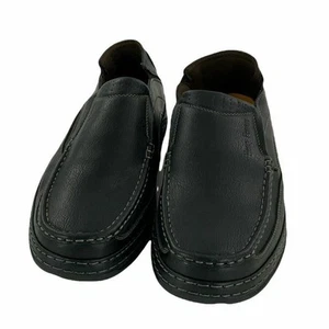 Henry Ferrera Mens Birata-100 Black Round Toe Slip On Loafers Shoes Size 10 - Picture 1 of 7
