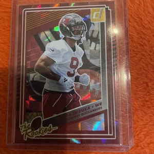 2025 Panini Donruss The Rookies Emeka Egbuka RC #31 Buccaneers Red Parallel - Bild 1 von 5