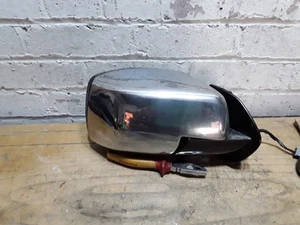 Range Rover Sport Mk1 05-09 Drivers Right Electric Door Mirror Chrome DAMAGED - Picture 1 of 7