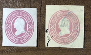 United States Cut Squares U35 And U36 Mint Hinged And Used - Picture 1 of 3