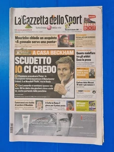 GAZETTA DELLO SPORT 16 DÉCEMBRE 2009 BECKHAM-CAMORANESI-MOURINHO-GRIFFITH - Photo 1/1