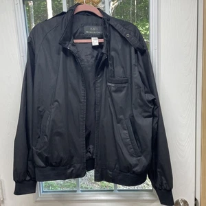 Schwarze Herrenjacke Members Only Vintage 80er Jahre. Größe L - Bild 1 von 15