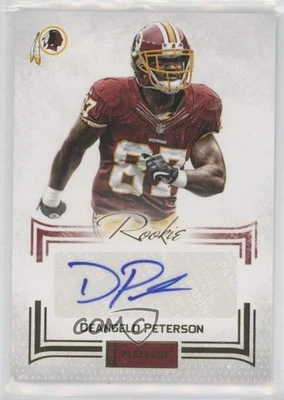 2012 Panini Playbook Signatures Gold /49 Deangelo Peterson #101 Rookie Auto RC - Image 1 of 2