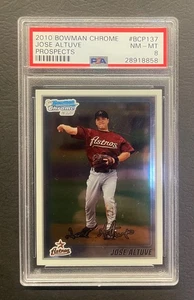2010 Bowman Chrome Prospects Jose Altuve #BCP137 PSA 8 NM-MT Rookie RC New Case - Bild 1 von 1