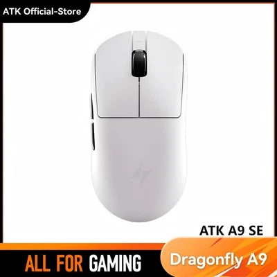 ATK Dragonfly A9 SE Wireless Gaming Maus - 53g Ultra-Light, Tri-Mode PAW3311 - Bild 1 von 4
