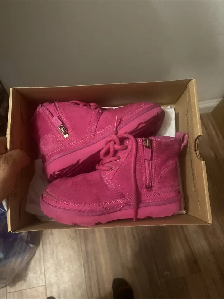 UGG Pink Kids Neumel ll Youth size 12 - Image 1 of 2