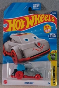 2025 HOT WHEELS GRAU QUICK CHAT 9/10 HW EXPERIMOTORS 216/250 - Bild 1 von 2