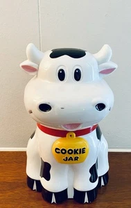 Vintage 1992 Fun-Damental Mooing Cow Cookie Jar - Picture 1 of 9