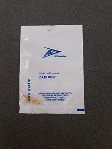 New, AEP, 1002-1571-003, SMC / STRAIGHT PLUG FEMALE CRIMP TYPE FOR 2.6/50 S - Picture 1 of 2