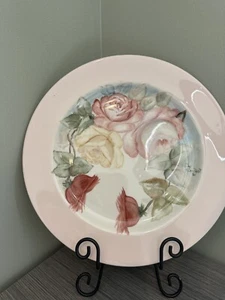 Elegante plato de coleccionista floral vintage de Emily Gantner, 1961 - Imagen 1 de 8