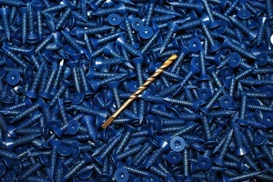 (3,000) T30 Torx Flat Head 1/4 x 1-1/4 Concrete Screws Tapcons + 3 Bits BULK - Picture 1 of 1