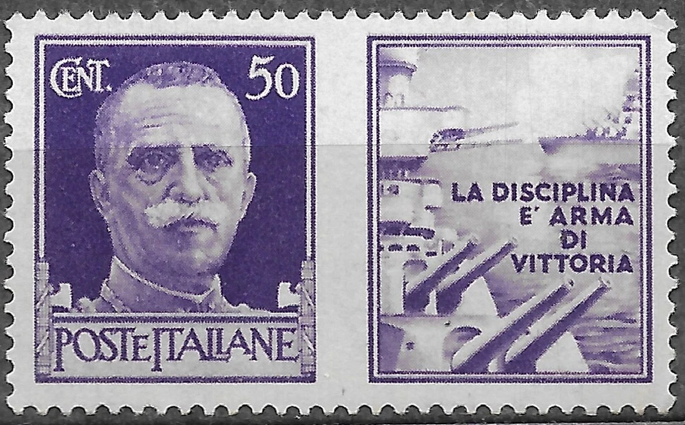 SELLO DE PROPAGANDA DE GUERRA DE LA SEGUNDA GUERRA MUNDIAL 1942 ITALIA (I) MNH OG EN MUY BUEN ESTADO BARCO Foto 1 de 1