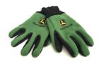 Genuine JOHN DEERE Green Cotton Work Gloves W/Grip Palm~Youth Size Youth 🚜