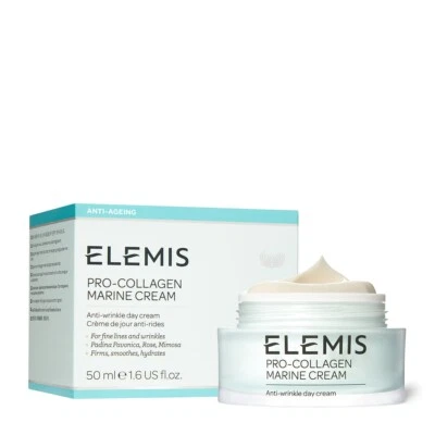 Elemis Pro-Collagen Marine Cream 50ml | Anti-Wrinkle Moisturiser | Unboxed