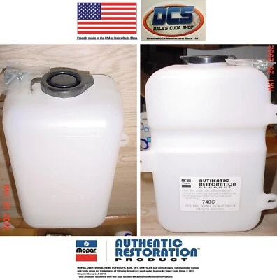 1972 - 81 Dodge Truck Ramcharger Electric Windshield Washer Bottle 3489740 USA - Image 1 of 4