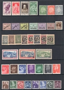 Vatican City 1931-1947 Selection 40 Stamps With Better Mint H CV$125 - Picture 1 of 1
