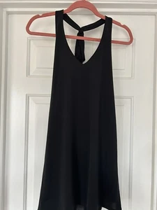 Topshop Black Halter Neck Bodycon Dress - UK 6 - Picture 1 of 3