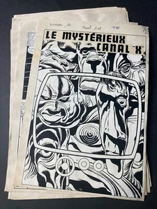 Histoire 8 planches remontées le mysterieux Canal X Journey Into Mystery Kirby - Foto 1 di 9