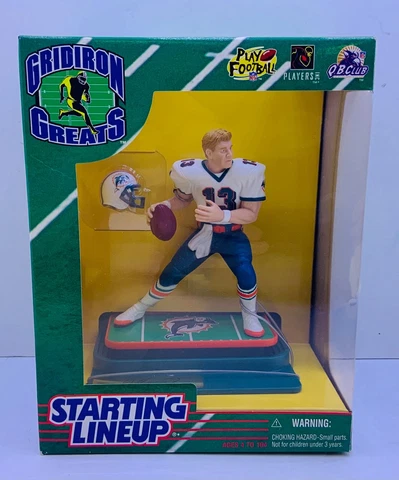 DAN MARINO 1997 STARTING LINEUP GRIDIRON GREATS FIGURINE W/ AUTOGRAPH STICKER Cover