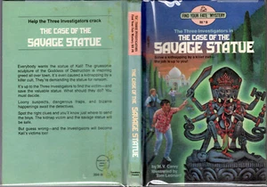 THREE INVESTIGATORS FYF RH #8 CASE OF THE SAVAGE STATUE - 1ST RARE HC - Picture 1 of 1