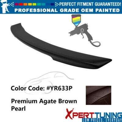 For 06-07 Honda Accord OE Style Rear Trunk Spoiler ABS Premium Agate Brown Pearl Foto 1 de 3