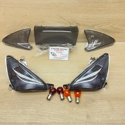 kit frecce tmax 2004 2005 2006 2007 gemme frecc stop fanale vetro fumè ziglinate - Immagine 1 di 3