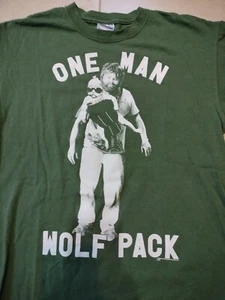 Camiseta The Hangover One Man Wolf Pack Para Hombre Verde M Mediana Zach Galifianakakis - Imagen 1 de 5