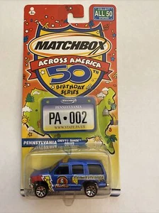 Matchbox Across America 50th Pennsylvania Police 1997 Chevrolet Chevy Tahoe 1/67 - Picture 1 of 3