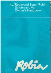 RELIANT ROBIN 750 SALOON & VAN ORIGINAL 1973 BESITZER ANLEITUNG HANDBUCH - Bild 1 von 1