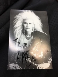 Jennifer Batten Rare Signed Promo Press Photo Michael Jackson Guitar Player - Picture 1 of 1
