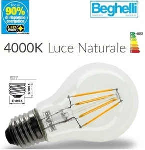 LAMPADINA BEGHELLI GOCCIA ZAFIRO LED 13W E27 4000K 56475 LAMPADA - Foto 1 di 1