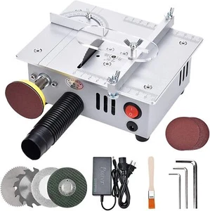 Mini Table Saw Micro Precision Desktop Hobby DIY Handmade Woodworking Chainsaw. - Picture 1 of 8