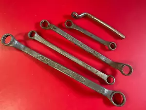 VINTAGE • Vintage Box End Schraubenschlüssel Menge 5 Stck. VLCHEK Indestro super geschmiedeter Stahl USA - Bild 1 von 4